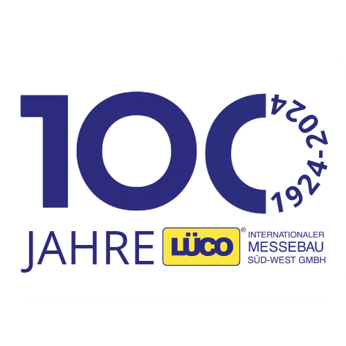 Lueco Messebau Logo 100 Jahre 1 1